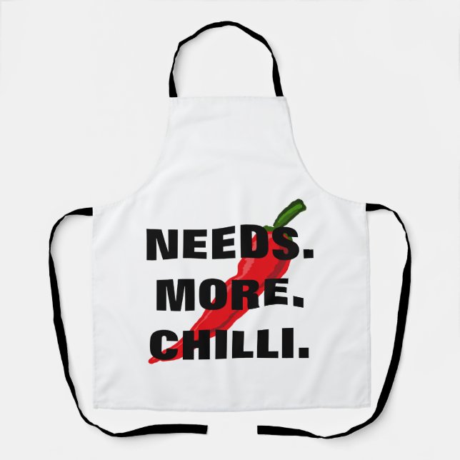 Tablier Besoin de plus de chili (Recto)