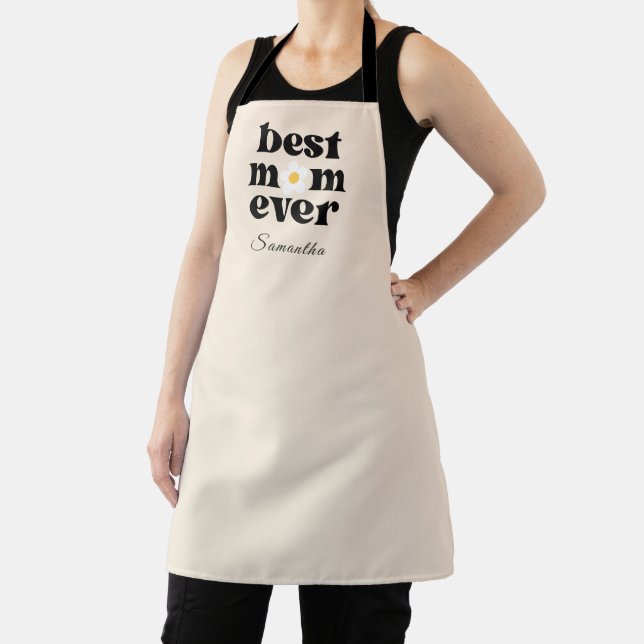 Tablier Best Mom Ever Personalized Mother's Day (Insitu)