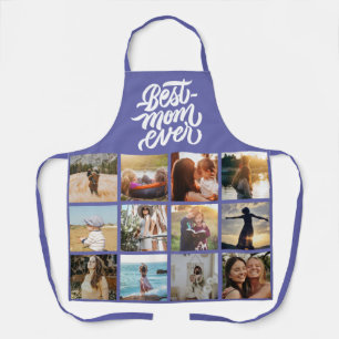 Tablier Best Mom Ever Personalized Photo Collage