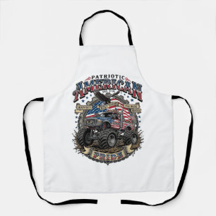 Tablier Bête Diesel Patriotique Monstre de la Liberté Cami