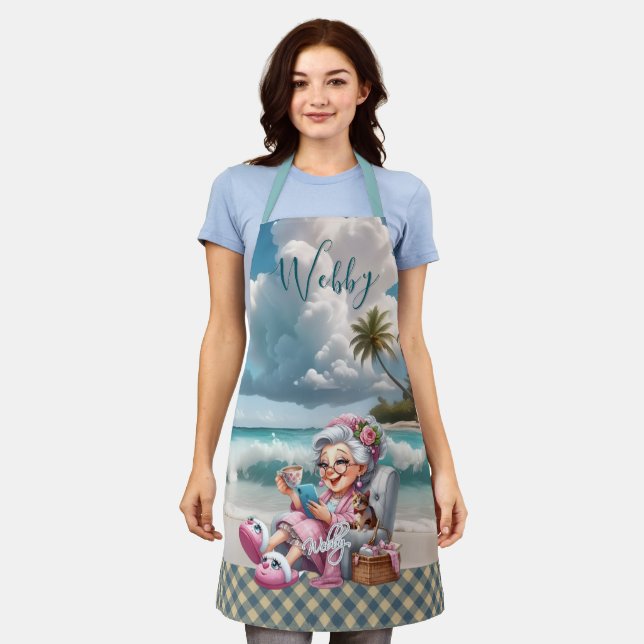 Tablier Biddie Buddies Brand Apron - Webby (Porté)