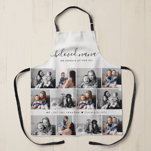 Tablier Bien-aimée Nana Grand-mère Custom Family Photo Kee