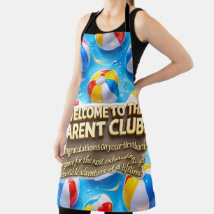 Tablier Bienvenue dans le club des parents félicitations t