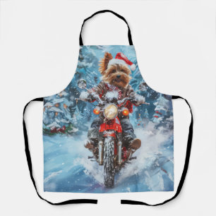 Tablier Biewer Terrier Chien équitation Moto Noël