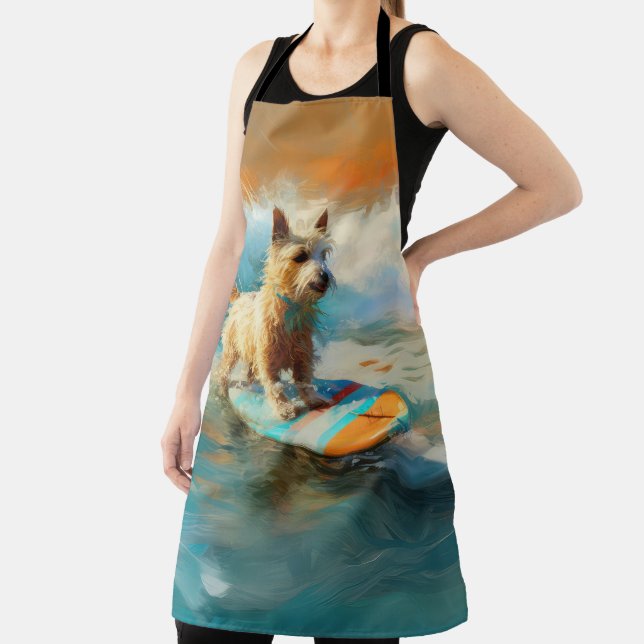 Tablier Biewer Terrier Plage Surf Peinture (Insitu)