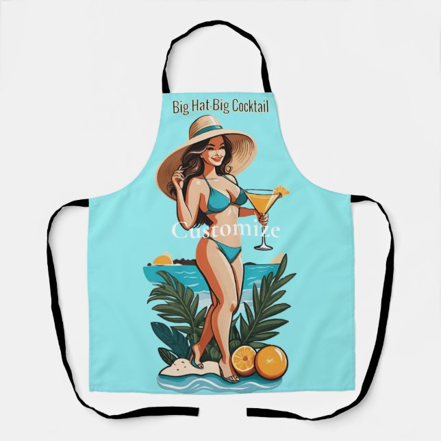 Tablier Bikini Babe Big Casquette - Big Cocktail Thunder_C (Recto)