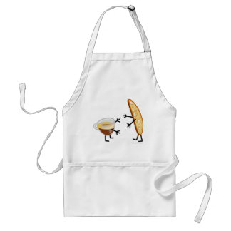 Tablier Biscotti et café - personnalisables