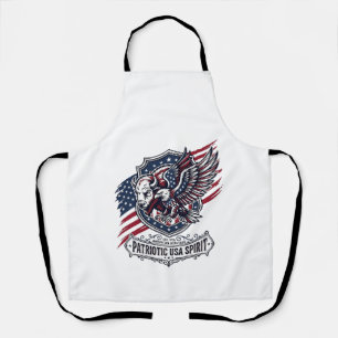 Tablier Bison Aigle Patriotique Crête Hybride Animal Patri
