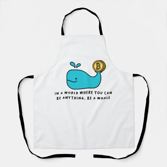 Tablier Bitcoin Whale Crypto Investisseur & BTC Trading De (Recto)