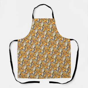 Tablier Bizarre Jaune Banane Motif Cadeau mignon été