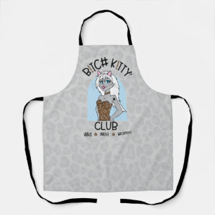 Tablier BK! TTY Club™ All-Over Imprimé Apron Med - Gris