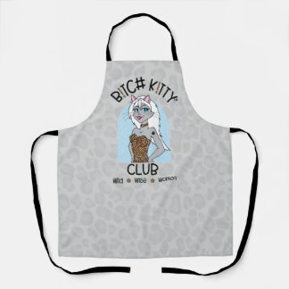 Tablier BK! TTY Club™ All-Over Imprimé Apron Med - Gris