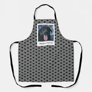 Tablier Black Lab Dog Pet Personnalisé Photo et Texte