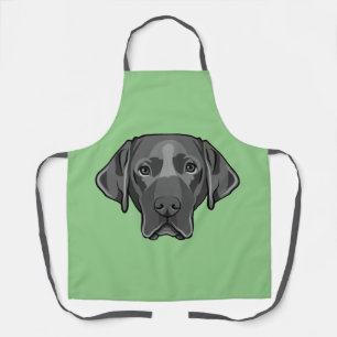 Tablier Black Lab Labrador Retriever Chien Design