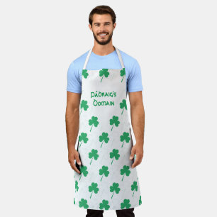 Tablier Blanc personnalisé   SHAMROCK