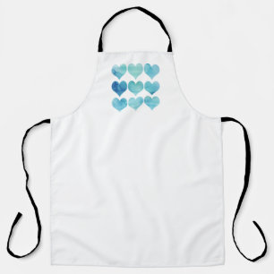 Tablier Bleu Aquarelle Arts for Heart Heart Health Clipa