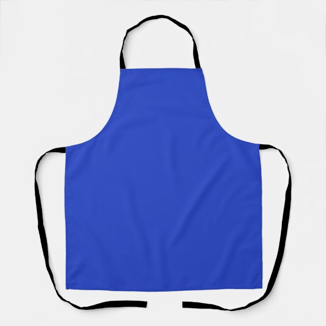 Tablier Bleu bleu (couleur solide) (Recto)