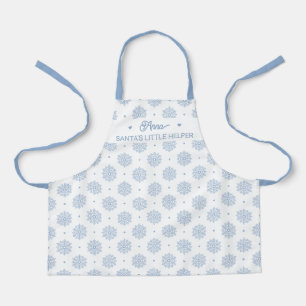 Tablier Bleu clair Snowflakes Jote Vacances pour enfants