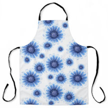Bleu Daisy Apron