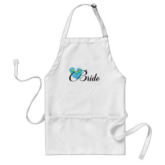 Tablier Bleu de bascule électronique de jeune mariée de