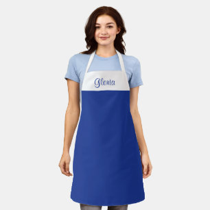 Tablier Bleu et blanc