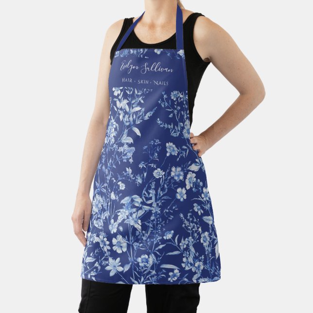 Tablier bleu fleur sauvage (Insitu)
