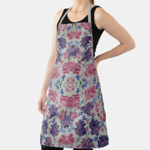 Tablier Bleu Lunes Parc Floral