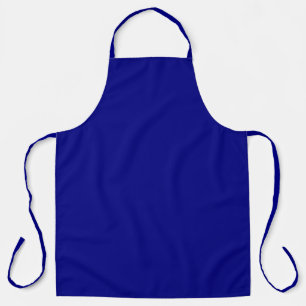 Tablier Bleu marine uni