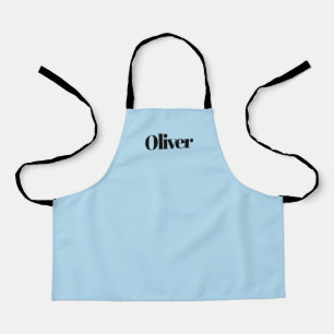 Tablier bleu personnalisé pour les garçons qui cui