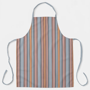 Tablier Bleu rose gris Couleur Blocage Blocs Verticaux