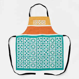 Tablier Blocs de brise moderne du milieu du siècle Unisex 