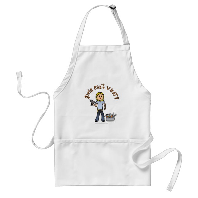 Tablier Blonde Do-It-Yourself Diva (Devant)