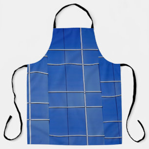 Tablier Blue and white glass windows