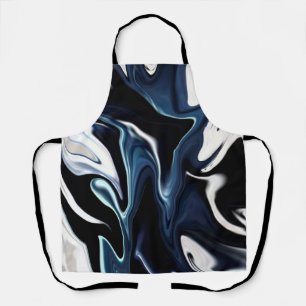Tablier Blue blurred pattern