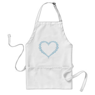 Tablier Blue Topaz Gem Heart