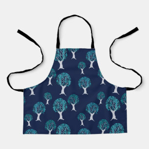 Tablier Blue Trees