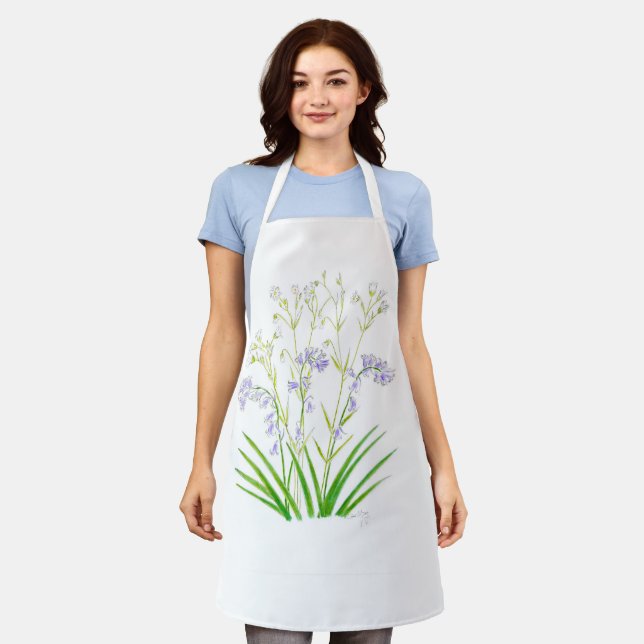 Tablier Bluebells et tablier Stitchwort (Porté)