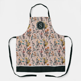 Tablier Boho Chic Vibes : Aquarelle Rose Dusty