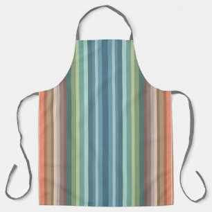 Tablier Boho Moderne Chic Rayures