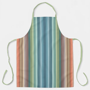 Tablier Boho Moderne Chic Rayures
