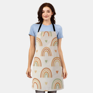Tablier Boho Rainbow All-Over Print Apron