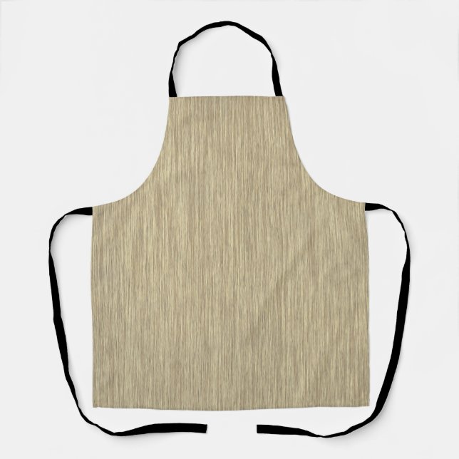 Tablier Bois gris rustique défraîchi sur toute impression (Recto)