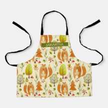 Bois mignon renard d'automne arbres Motifs Whimsic