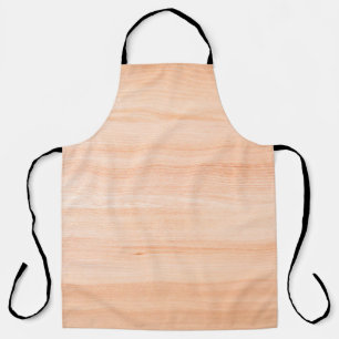 Tablier Bois motif surface en bois rétro