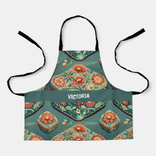 Tablier Boîte à bijoux Floral Motif personnalisé