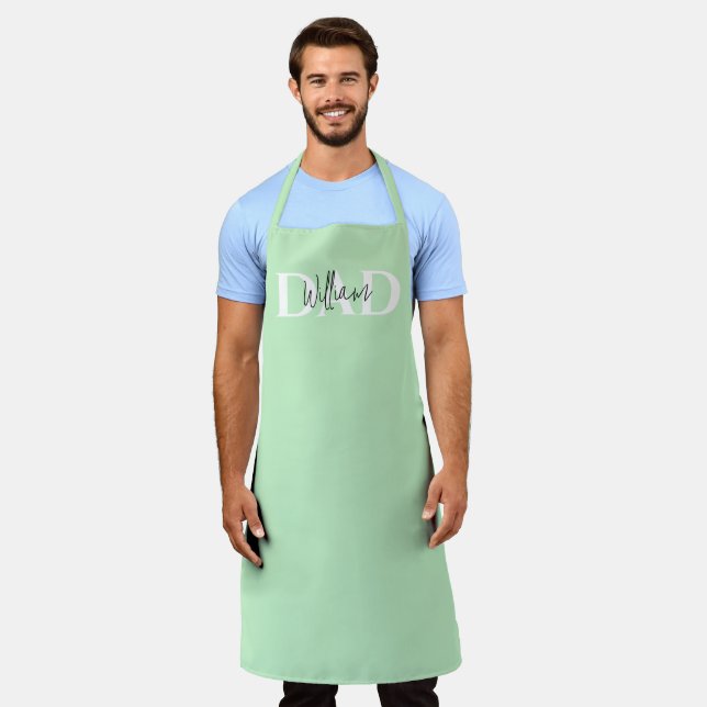 Tablier Bold Pastel DAD | Cadeau de la Fête des Pères (Porté)