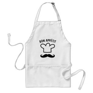 Tablier Bon appétit BBQ coin cuisine pour cuisinier