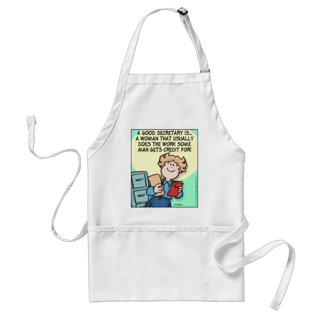 Tablier Bon secrétaire (Devant)