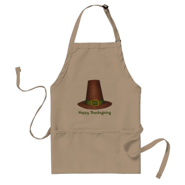 Tablier Bon thanksgiving pèlerin puritain Casquette Brown (Devant)