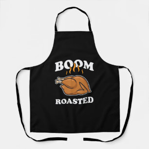 Tablier Bon thanksgiving rôti de Boom Drôle cadeau Turquie